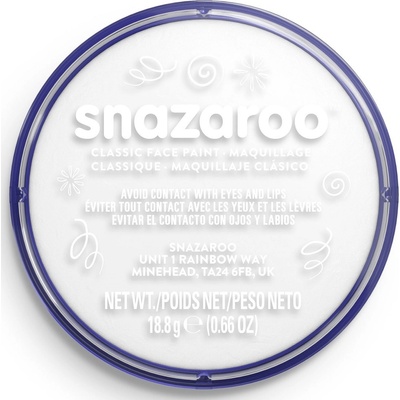 Snazaroo Barva 18 ml Bílá White – Zboží Mobilmania