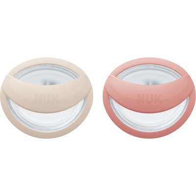 Nuk Cumlík Perfect Match 2 ks Beige/red
