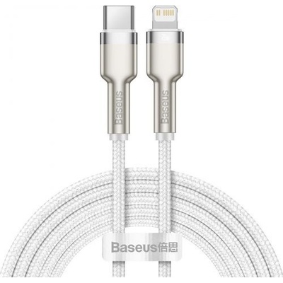 Baseus CATLJK-B02 USB-C, Lightning, 2m, bílý