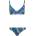 Adidas Бански костюм Adidas Women's Two Piece Swimsuit - Lucid Blue/Gr