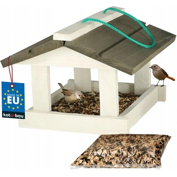 ČistéDrevo Drevené kŕmidlo pre vtáky borovica