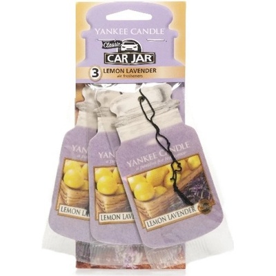 Yankee Candle Lemon Lavender papírová visačka | Zboží Auto