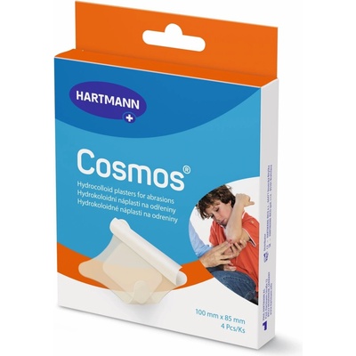 COSMOS Náplasť na odreniny 10 x 8,5 cm (4 ks)