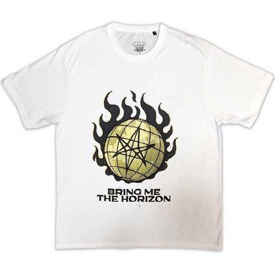 Bring Me The Horizon Globe Yellow White M Риза (BMTHTS131MW02)