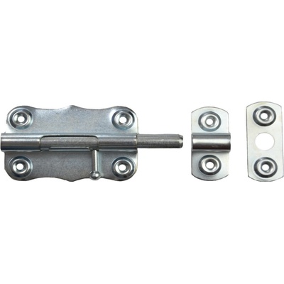 Petlice univerzální 75 mm, bílý zinek