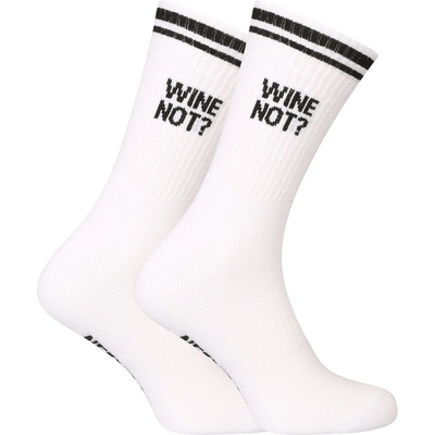 Nedeto Чорапи Nedeto спортни високи Wine not? бели Nedeto | Byal | МЪЖЕ | XL