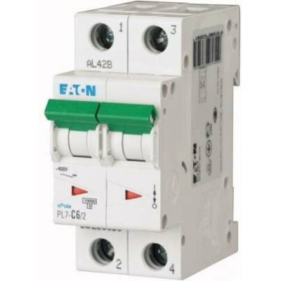 Eaton 2p C 6A 10kA PL7
