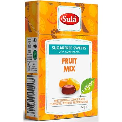 Šula Cukríky bez cukru fruit mix 44 g
