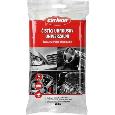Carlson Univerzálne čistiace obrúsky na automobil 26 ks
