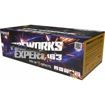 Pyrotechnika ohňostroj Fireworks Expert 163 ran 30 50 mm