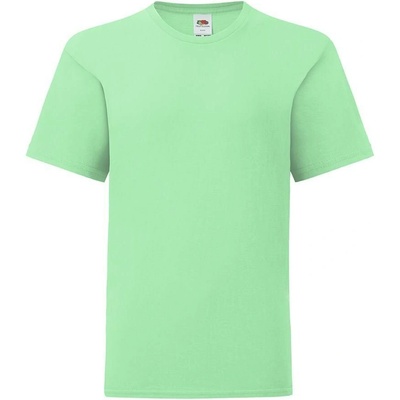 Fruit of the Loom Mint children's t-shirt in combed cotton svetlozelená