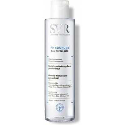 SVR PhysioPure jemná čistící micelární voda na obličej a oční okolí (All Make-up Even Waterproof) 200 ml