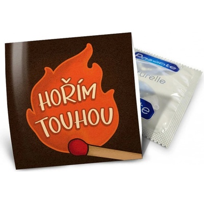 Nekupto Vtipný kondom Hořím touhou 1 ks