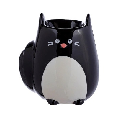 Feline Fine Keramická aroma lampa v tvare Čiernej mačky
