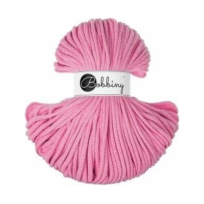 Bobbiny Premium 5 mm Bubblegum Pink – bavlněná šňůra 100 m | Macramé a háčkování
