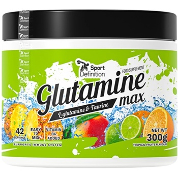 Image 1 of SportDefinition Glutamine Max [300 грама] Тропически Плодове