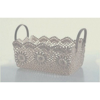 Eurofirany Košík ADA 36 x 26 x 15 cm Šedý