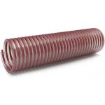 HERLY Смукателен маркуч 2", 6 bar, армирана спирала, HERLY RED (PVC спирала 2")