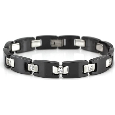MPM ocelový z chirurgické oceli Bracelet 7693 Black