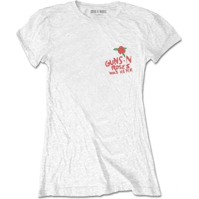 Guns N' Roses Lies, Lies, Lies (Back Print) White L Дамски Риза (GNRTS59LW03)