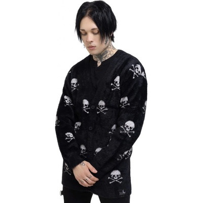 Killstar sveter Skull Smasher čierna