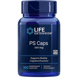 Life Extension PS Caps / Фосфатидилсерин 100 mg x 100 капсули (01676 LE)