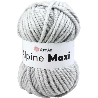 Yarn Art příze Alpine Maxi 669/2 šedá melange