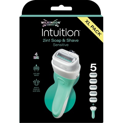 Wilkinson Sword Intuition 2in1 Sensitive + 4 ks hlavic