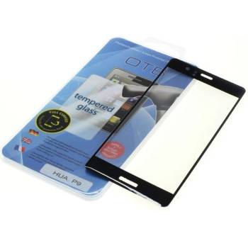 OTB Закалено защитно стъкло за Huawei P9, Full Cover 3D, черно (8011886)