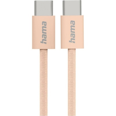 Hama Кабел HAMA-201727, от USB C(м) към USB C(м), 1m, оранжев (HAMA-201727)