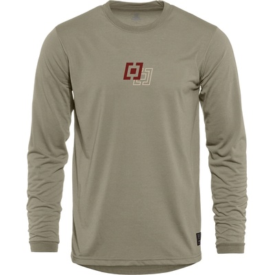 Horsefeathers Мъжка фланелка с дълъг ръкав за колоездене Horsefeathers Fury L/S Bike Jersey Cycling jersey - Taupe - размер XL (056-3958-0214)