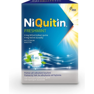 NIQUITIN FRESHMINT ORM 4MG GUM MND 100 I