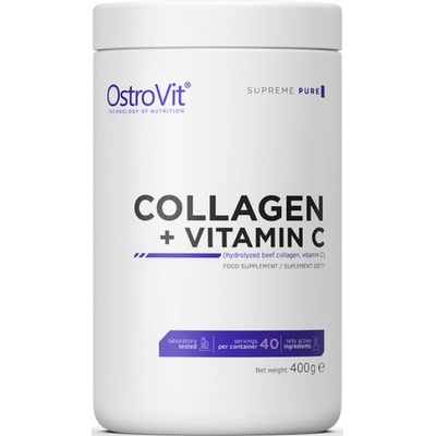 OstroVit Collagen + Vitamin C / Powder [400 грама] Неовкусен
