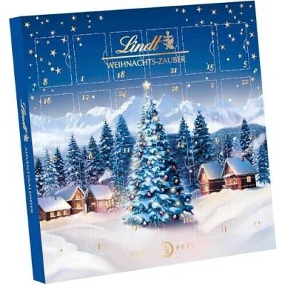 Lindt adventný kalendár modrý 115g