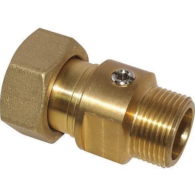 BRV 552 3/4" M x 1" F Секретен месингов спирателен кран с гайка (03552/M)