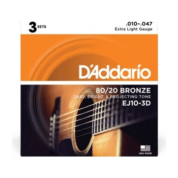 D'Addario EJ10-3D