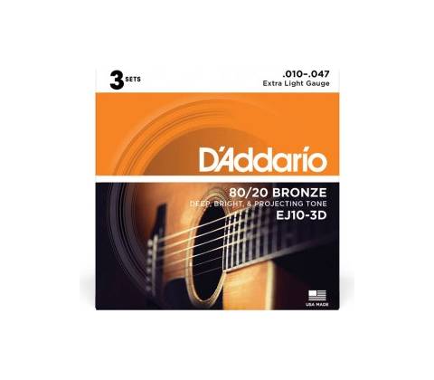 D'Addario EJ10-3D