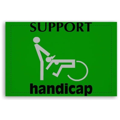 Fotoobraz 60x40 cm malý Support handicap