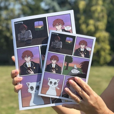 Be Nice EKO školní ekologický sešit Anime A4 a A5 A4