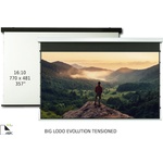 Screenline Моторизиран прожекционен екран за стена/таван Screenline BIG LODO EVO TENS Home Vision, 770x481(357), 16: 10, стенен превключвател (SL-BT770CHV) Прожекционни екрани