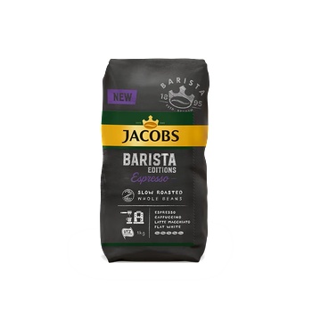 Jacobs Кафе на зърна Jacobs Barista Editions Espresso 1 кг, 100% Арабика (4056140-8711000895788)