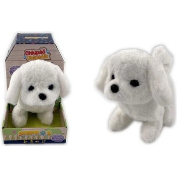 mamido Dětský interaktivní pejsek na dálkové ovládání bílý