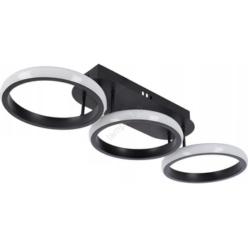 SmartLED Димируемо LED таванно осветително тяло LED/30W/230V 3000-6500K черно Wi-Fi Tuya + дистанционно управление (SD0007)