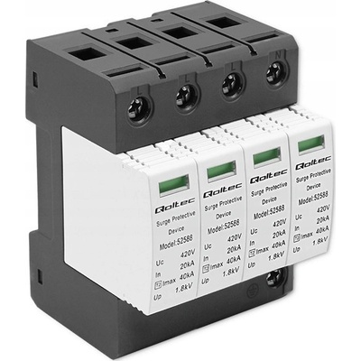 Přepěťová ochrana Qoltec 230 V IP20 15 A