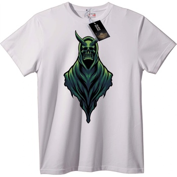 NOONEBRAND Тениска Рогата Skull - 2XL, White