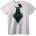 NOONEBRAND Тениска Рогата Skull - 2XL, White