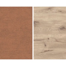 Polyform obkladová deska oboustranná kámen rusty/dub nature 10x640x4100 mm