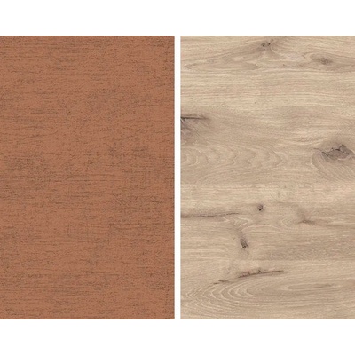 Polyform obkladová deska oboustranná kámen rusty/dub nature 10x640x4100 mm – Zboží Dáma