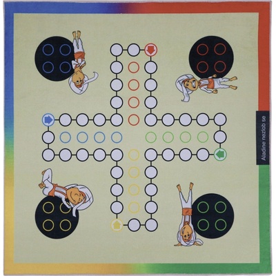 Ayyildiz Aladinovo Člověče nezlob se + figurky a kostka Vícebarevná