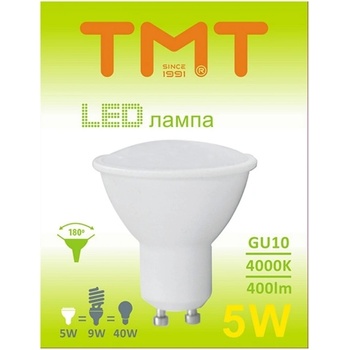 Image 1 of LED крушка Tmt, GU10, 5W, 400 lm, 4000k